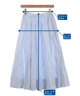 OBLI（オブリー）ロング・マキシ丈スカート 青 サイズ:S レディース/2200633499204