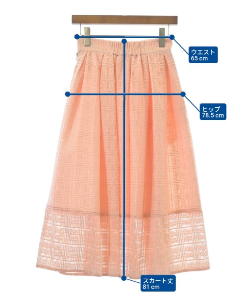 OBLI（オブリー）ロング・マキシ丈スカート ピンク サイズ:-(M位) レディース/2200635194015