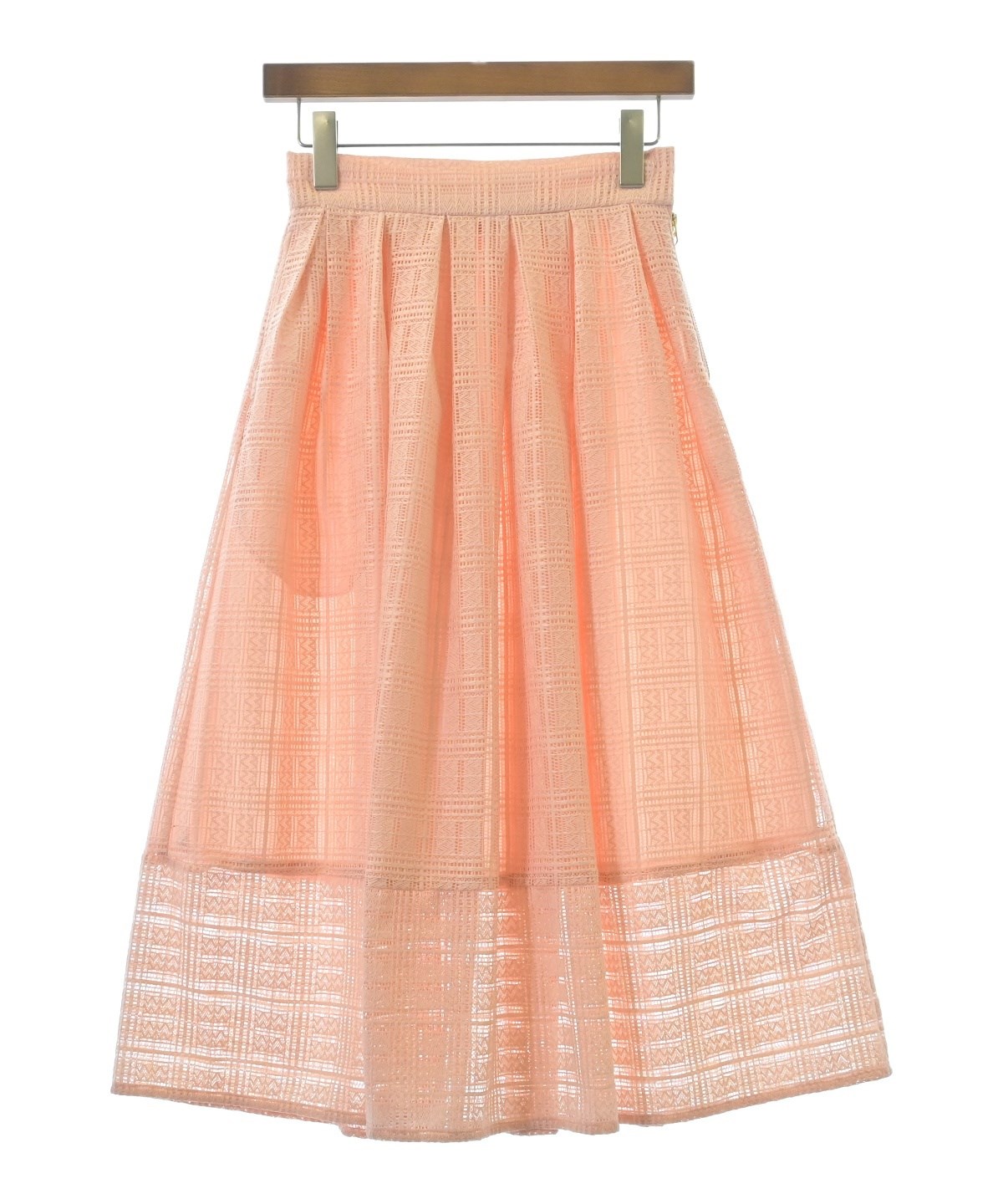 OBLI オブリー ロング・マキシ丈スカート レディース 【古着】【中古】 OBLI（オブリー）ロング・マキシ丈スカート ピンク サイズ:-(M位