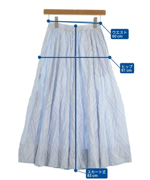 OBLI（オブリー）ロング・マキシ丈スカート 白 サイズ:S レディース/2200614030082