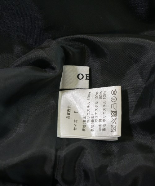 OBLI（オブリー）ひざ丈スカート 黒 サイズ:F レディース/2200690976014