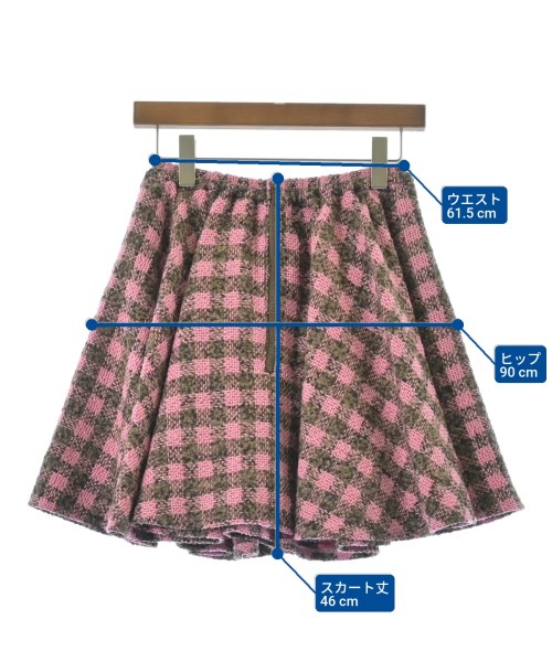 OBLI（オブリー）ミニスカート ピンク サイズ:F レディース/2200655751045