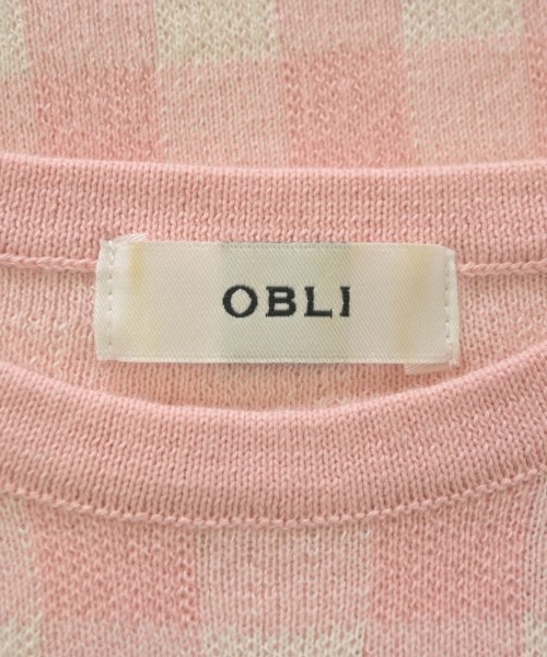 OBLI（オブリー）ニット・セーター ピンク サイズ:-(L位) レディース/2200655751113