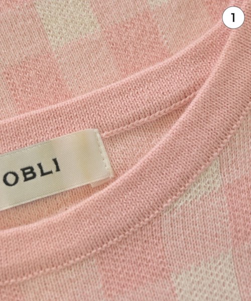 OBLI（オブリー）ニット・セーター ピンク サイズ:-(L位) レディース/2200655751113