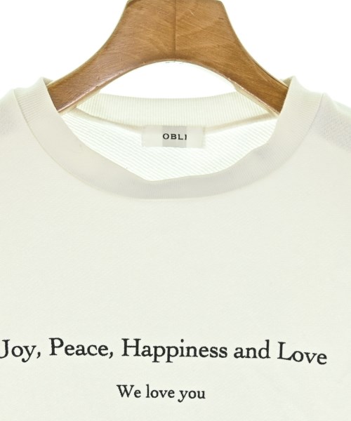 OBLI（オブリー）スウェット 白 サイズ:F レディース/2200649911097