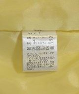 OBLI（オブリー）ノーカラージャケット 黄 サイズ:F レディース/2200710640017