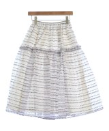 OBLI（オブリー）ロング・マキシ丈スカート 白 サイズ:0(XS位) レディース/2200653642024