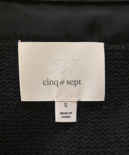 CINQ A SEPT（サンク・ア・セット）ワンピース 黒 サイズ:S レディース/2200625781034