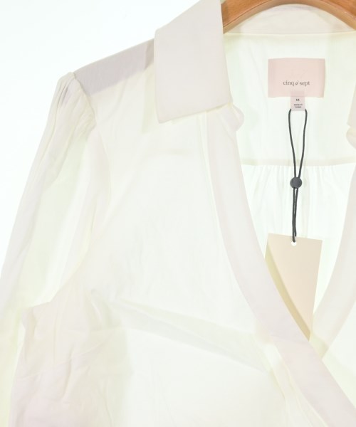 CINQ A SEPT（サンク・ア・セット）シャツ 白 サイズ:M レディース/2200657667047