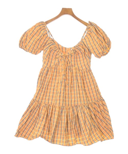 CINQ A SEPT(サンク・ア・セット)ワンピース オレンジ サイズ:2(M位)/2200657667061