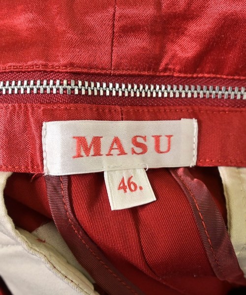 MASU（エムエーエスユー）スラックス 赤 サイズ:46(M位) メンズ/2200639296050