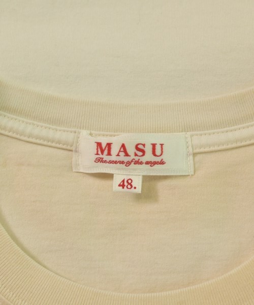 MASU（エムエーエスユー）Tシャツ・カットソー 白 サイズ:48(L位) メンズ/2200642990082