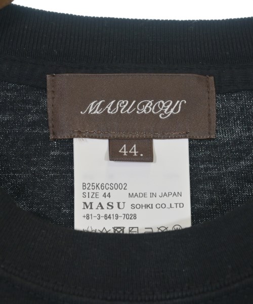 MASU（エムエーエスユー）Tシャツ・カットソー 黒 サイズ:44(S位) メンズ/2200630178041