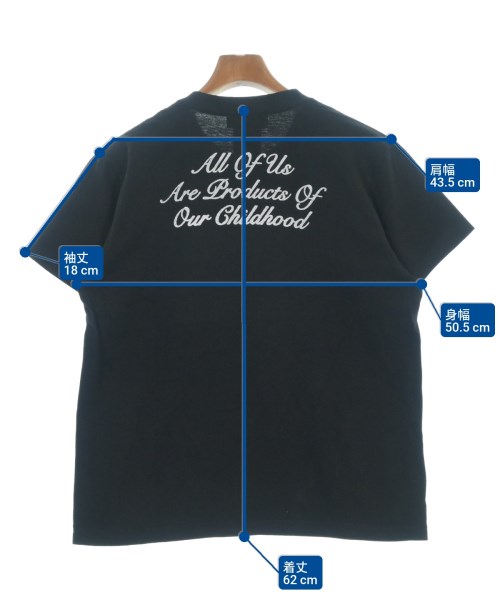 MASU（エムエーエスユー）Tシャツ・カットソー 黒 サイズ:44(S位) メンズ/2200630178041