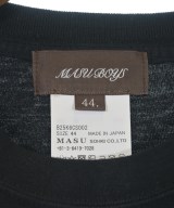 MASU（エムエーエスユー）Tシャツ・カットソー 黒 サイズ:44(S位) メンズ/2200630178041