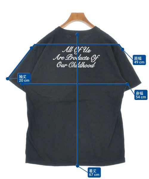 MASU（エムエーエスユー）Tシャツ・カットソー 黒 サイズ:46(M位) メンズ/2200622711225