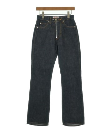 エムエーエスユー masu マーブル デニム パンツ ワイドパンツ エム