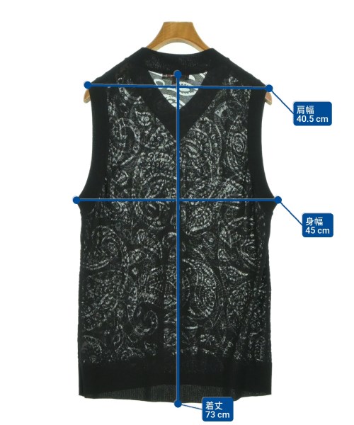 MASU（エムエーエスユー）ベスト 黒 サイズ:46(M位) メンズ/2200620395519