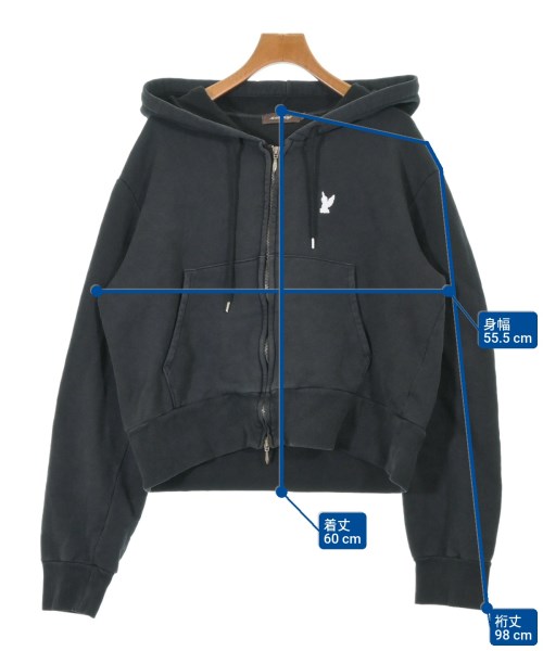 MASU（エムエーエスユー）パーカー 黒 サイズ:50(XL位) メンズ/2200629797031