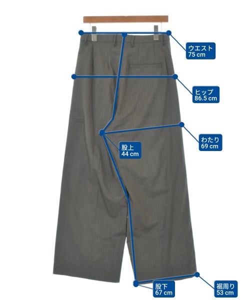 MASU（エムエーエスユー）スラックス グレー サイズ:46(M位) メンズ/2200696102233