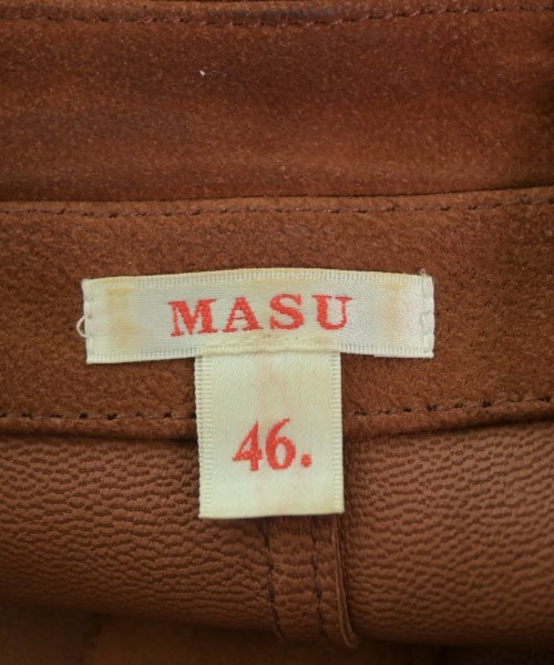 MASU（エムエーエスユー）カジュアルシャツ 茶 サイズ:46(M位) メンズ/2200646800028