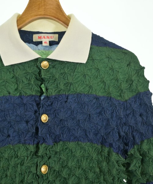 MASU（エムエーエスユー）カジュアルシャツ 紺 サイズ:46(M位) メンズ/2200646800035