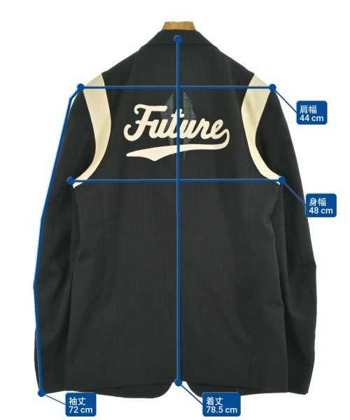 MASU（エムエーエスユー）ジャケット 紺 サイズ:48(L位) メンズ/2200647270028