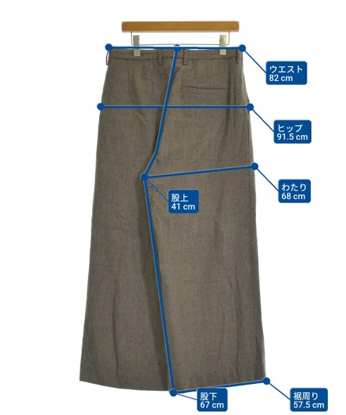 MASU（エムエーエスユー）スラックス 茶 サイズ:48(L位) メンズ/2200648669029