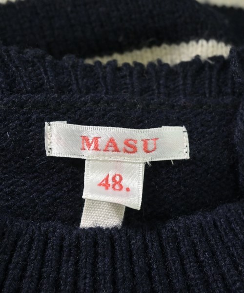 MASU（エムエーエスユー）ニット・セーター 紺 サイズ:48(L位) メンズ/2200653550411