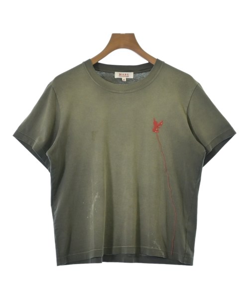 MASU(エムエーエスユー)Tシャツ・カットソー カーキ サイズ:46(M位)/2200704880023