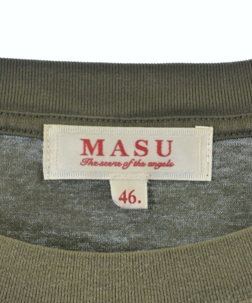 MASU（エムエーエスユー）Tシャツ・カットソー カーキ サイズ:46(M位) メンズ/2200704880023