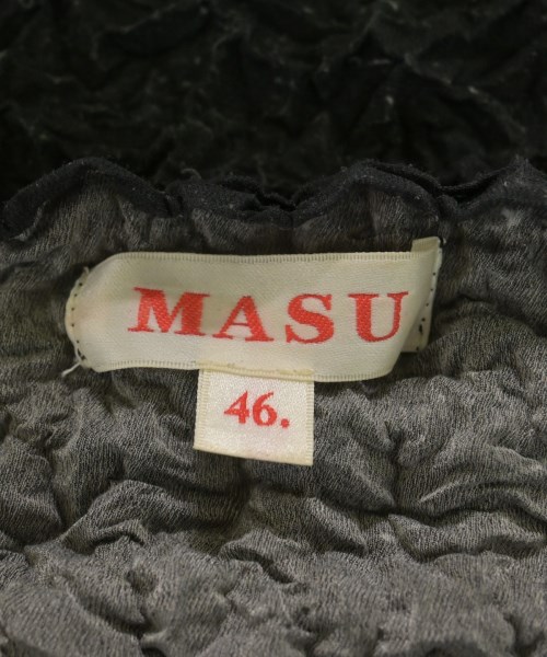 MASU（エムエーエスユー）Tシャツ・カットソー 黒 サイズ:46(M位) メンズ/2200734691026