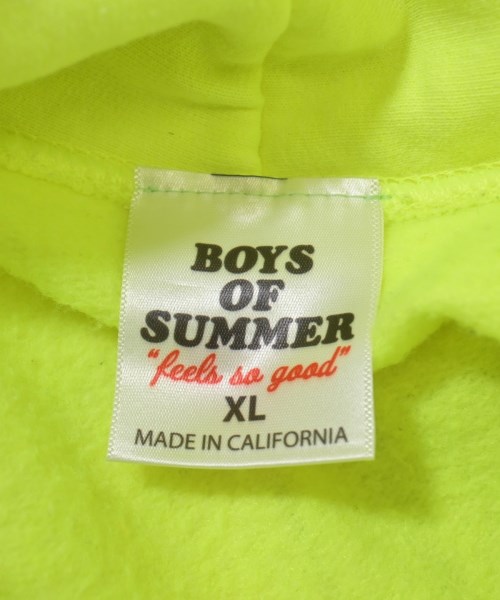 BOYS OF SUMMER（ボーイズオブサマー）パーカー 黄 サイズ:XL メンズ/2200640715182