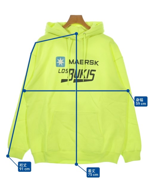 BOYS OF SUMMER（ボーイズオブサマー）パーカー 黄 サイズ:XL メンズ/2200640715182