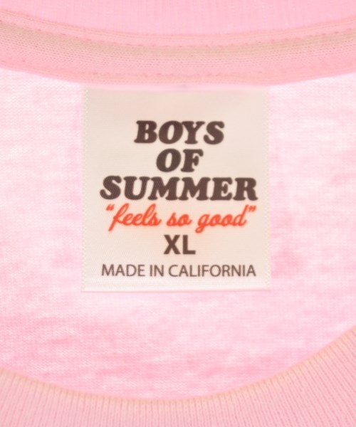 BOYS OF SUMMER（ボーイズオブサマー）Tシャツ・カットソー ピンク サイズ:XL メンズ/2200692994375