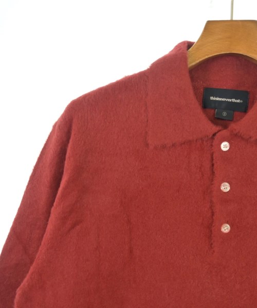 thisisneverthat（ディスイズネバーザット）ニット・セーター 赤 サイズ:S メンズ/2200626309077