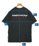 thisisneverthat（ディスイズネバーザット）Tシャツ・カットソー 黒 サイズ:S レディース/2200615631073