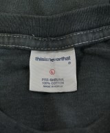 thisisneverthat（ディスイズネバーザット）Tシャツ・カットソー グレー サイズ:L メンズ/2200618663149
