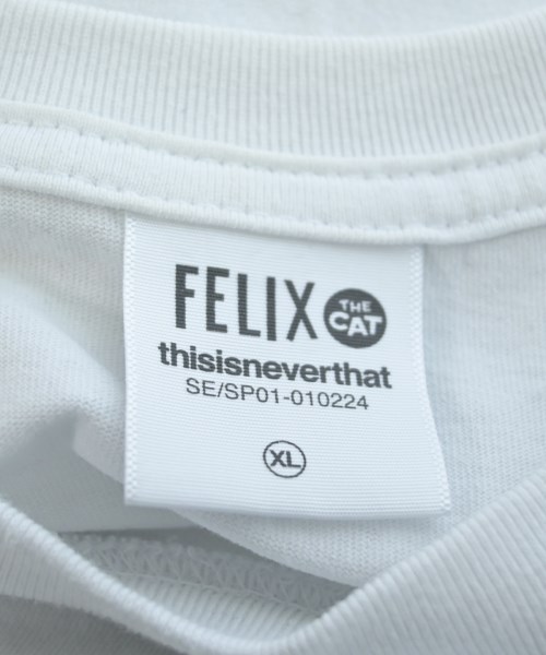 thisisneverthat（ディスイズネバーザット）Tシャツ・カットソー 白 サイズ:XL メンズ/2200617701088