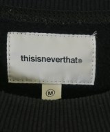 thisisneverthat（ディスイズネバーザット）スウェット 黒 サイズ:M メンズ/2200612155039