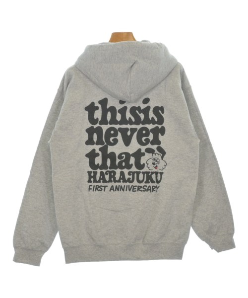 thisisneverthat（ディスイズネバーザット）パーカー グレー サイズ:XL レディース/2200546433142