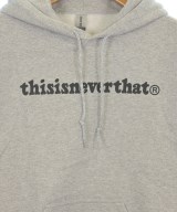thisisneverthat（ディスイズネバーザット）パーカー グレー サイズ:XL レディース/2200546433142