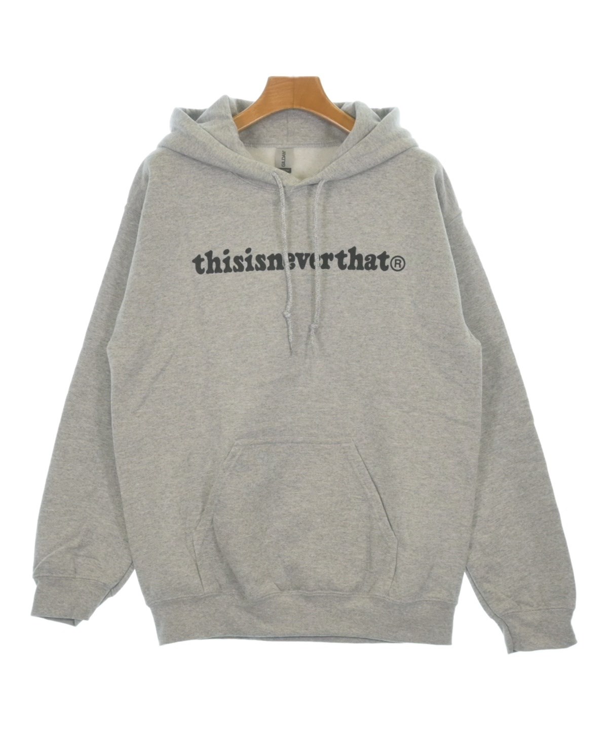 thisisneverthat グレー Mサイズ パーカー正規品 thisisneverthat（ディスイズネバーザット）パーカー グレー