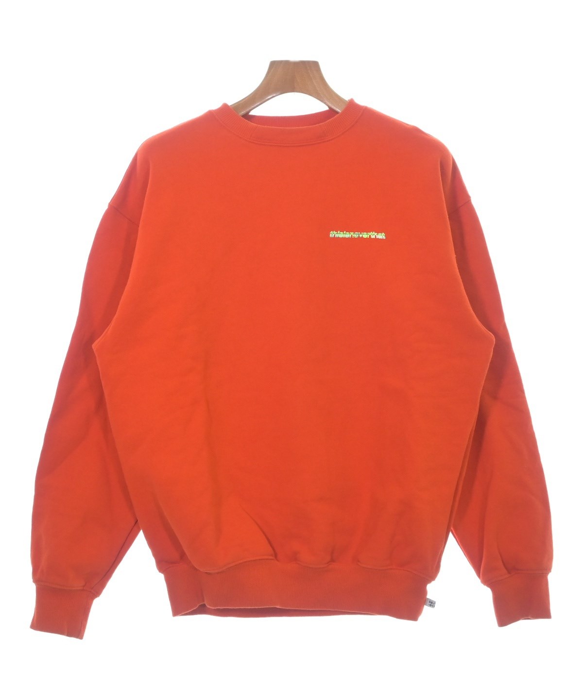 thisisneverthat スウェット 赤 thisisneverthat（ディスイズネバーザット）スウェット 赤 サイズ:M