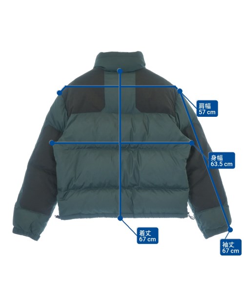 thisisneverthat（ディスイズネバーザット）ダウンジャケット/ダウンベスト 緑 サイズ:L メンズ/2200672538070