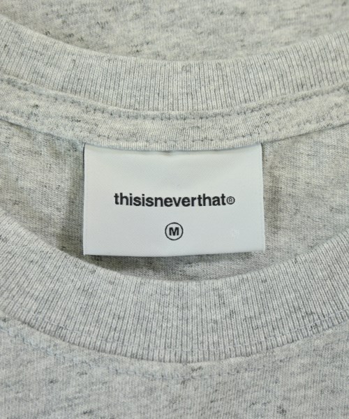 thisisneverthat（ディスイズネバーザット）Tシャツ・カットソー グレー サイズ:M メンズ/2200675461047