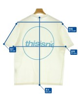 thisisneverthat（ディスイズネバーザット）Tシャツ・カットソー 白 サイズ:M メンズ/2200675461054