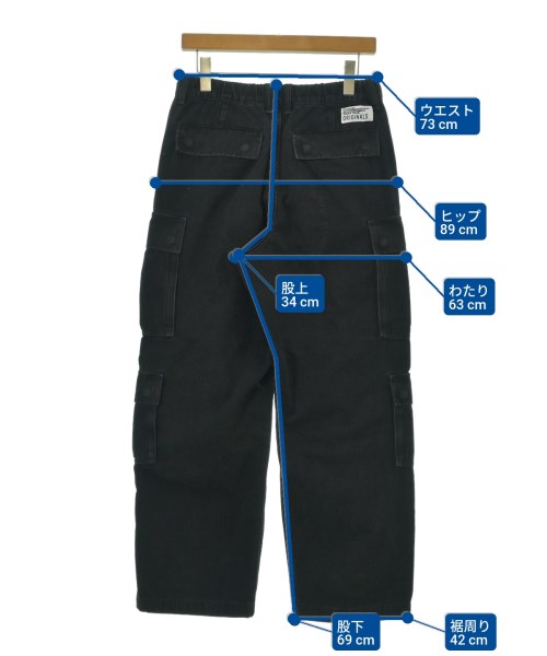 thisisneverthat（ディスイズネバーザット）カーゴパンツ 黒 サイズ:S メンズ/2200676653403