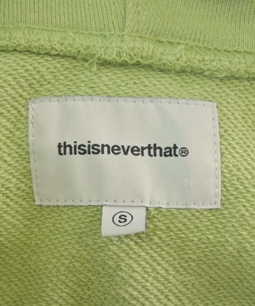 thisisneverthat（ディスイズネバーザット）パーカー 緑 サイズ:S メンズ/2200693785057
