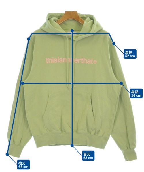 thisisneverthat（ディスイズネバーザット）パーカー 緑 サイズ:S メンズ/2200693785057